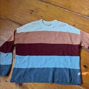 Madewell Colorblock Women’s Crew Neck Sweater